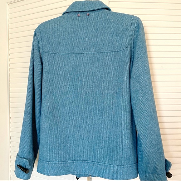 Ben Sherman Blue Wool Blend Coat Size S - Picture 10 of 16